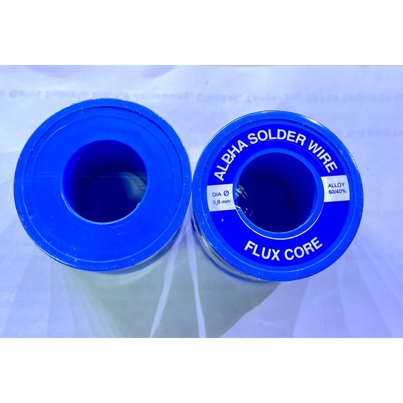 Jual TIMAH ALPHA ALBHA roll Timah solder wire alfa 250g 1/4kg | Shopee ...