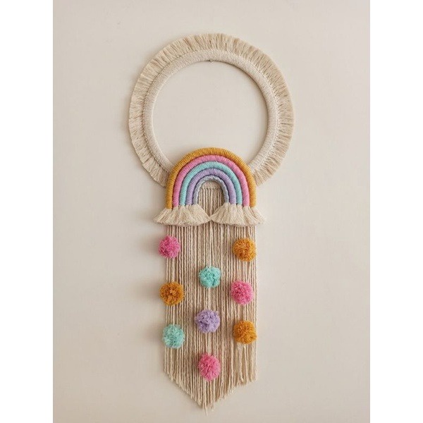 Jual Ready Stok Macrame Hiasan Dinding Nama Macrame Wall Hanging