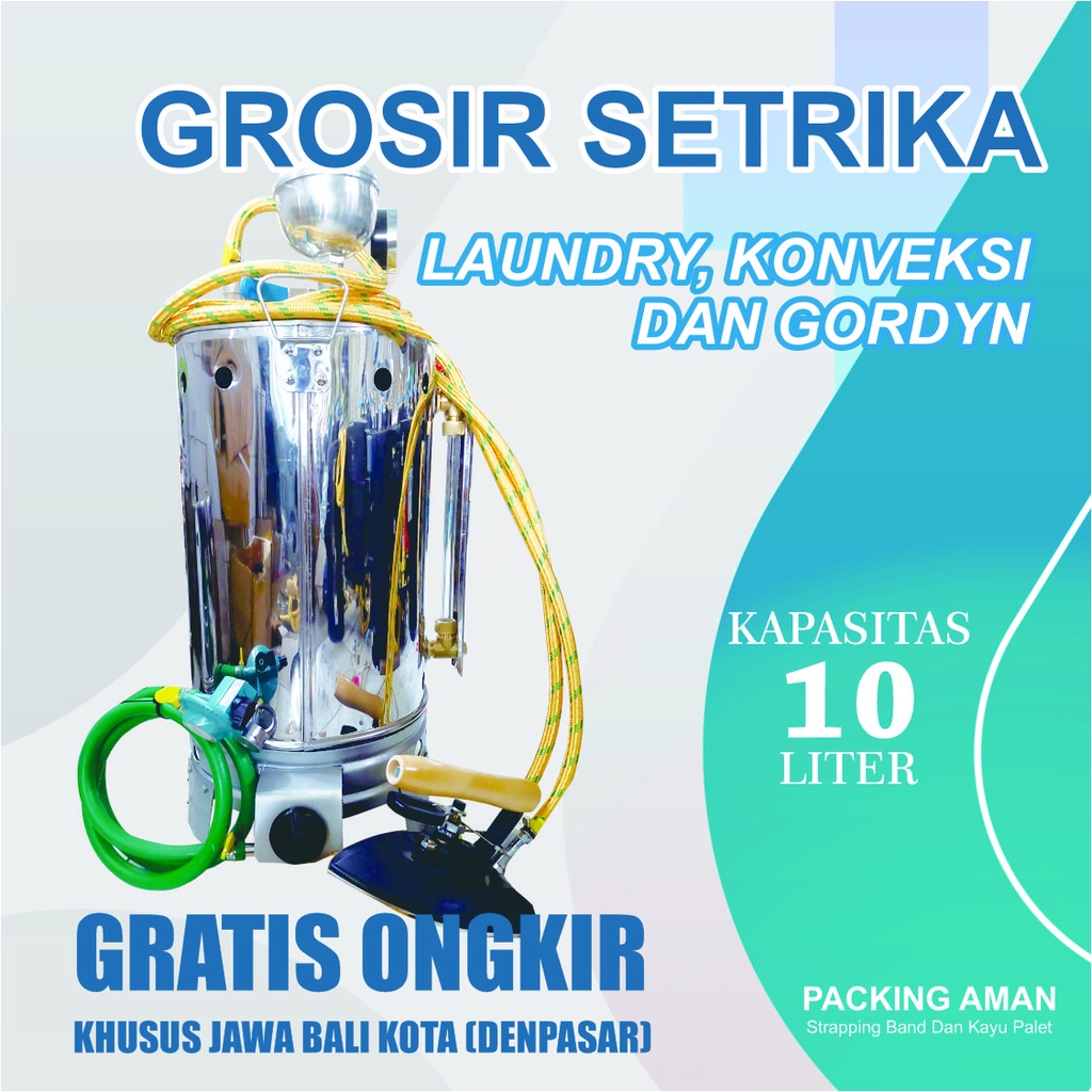 Jual GROSIR SETRIKA UAP LAUNDRY 10 LITER | Shopee Indonesia