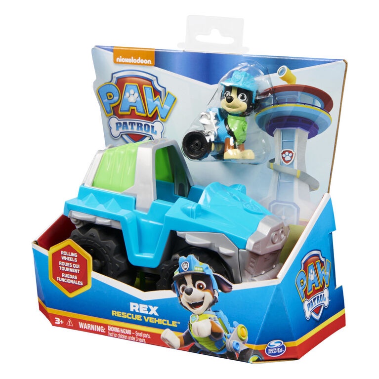 Jual Paw Patrol Rex Rescue Vehicles Dinosaur with Rolling Wheels ...
