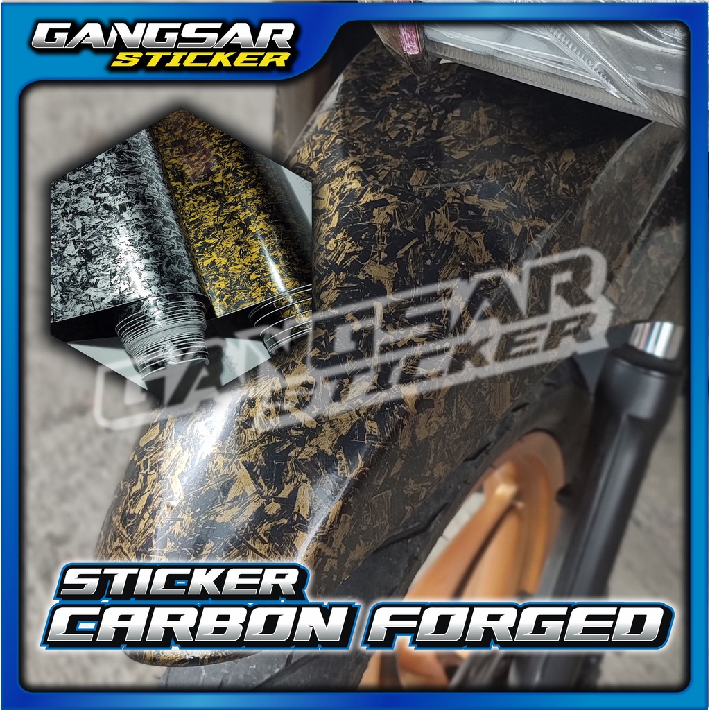 Jual Stiker Skotlet Carbon Forged Skotlet Carbon Sticker Carbon