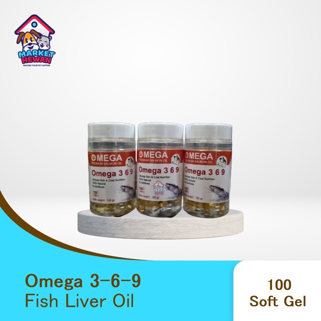 Jual Fish Liver Oil Omega 3,6,9 / Minyak Ikan Untuk Anjing Dan Kucing