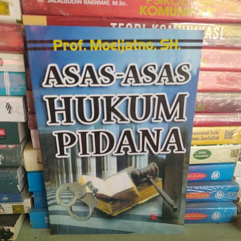 Jual Asas Asas Hukum Pidana Prof Moeljatno Shopee Indonesia