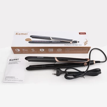 CL Catok Rambut 2in1 Kemei Infrared Ceramic Kontrol Suhu Otomatis Catokan Rambut Lurus