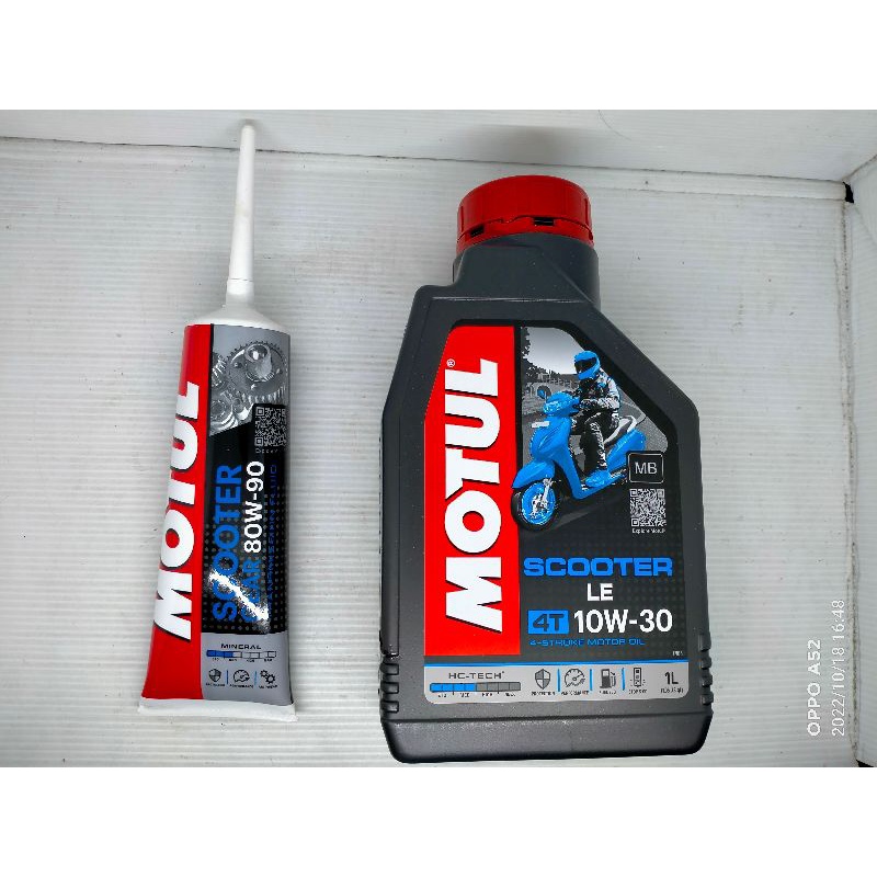 Jual Motul Matic Scooter Le W L Plus Oli Gardan Gear Grab Gojek Shopee Indonesia