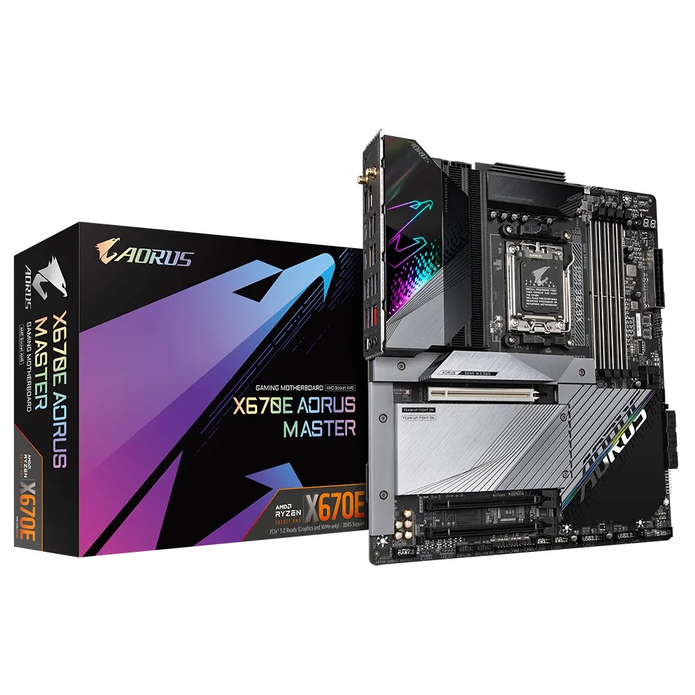 Jual GIGABYTE X670E AORUS MASTER DDR5 AMD X670E AM5 MOTHERBOARD ...