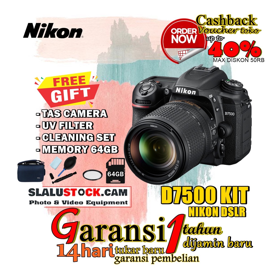 Jual NIKON D7500 KIT EF-S 18-140mm / NIKON D7500 KIT 18-140mm | Shopee ...