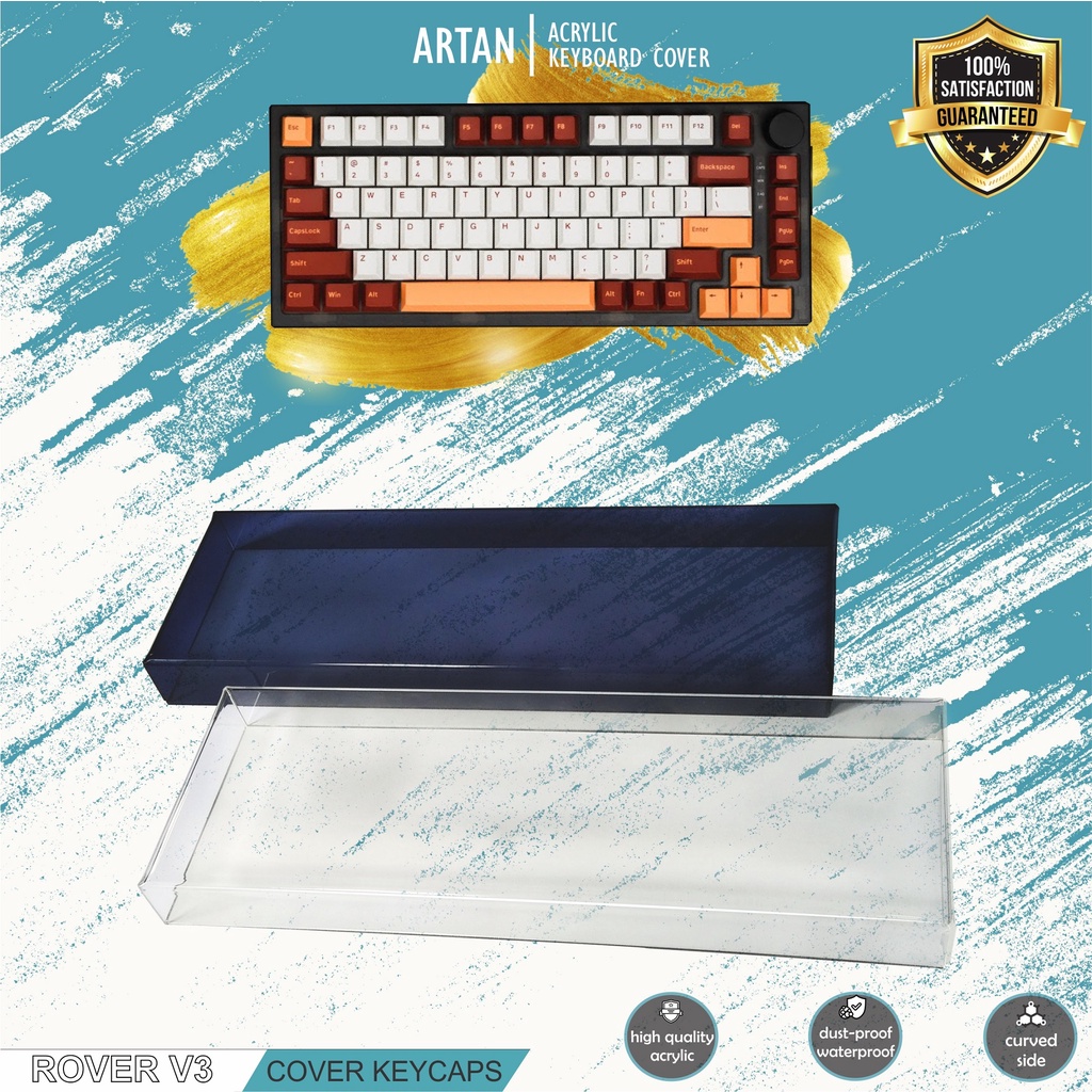 Jual PRESSPLAY ROVER V3 ACRYLIC KEYCAPS COVER PELINDUNG CAPS KEYBOARD