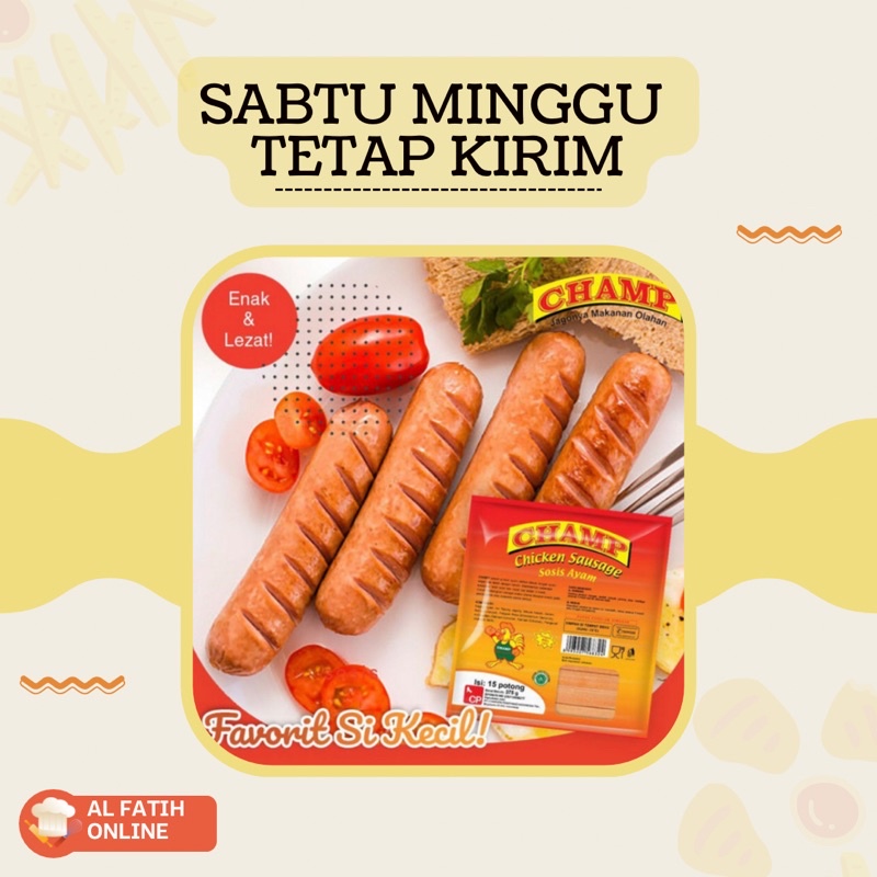 Jual Champ Sosis Ayam Isi Chicken Sausage Gr Shopee Indonesia