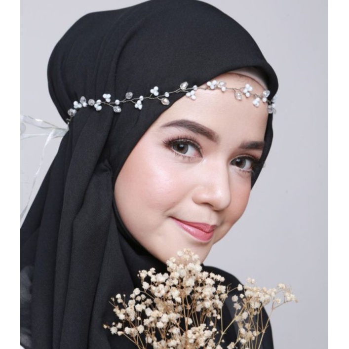 Jual Tiara Rambut Hijab Mutiara Headpiece Ct Shopee Indonesia