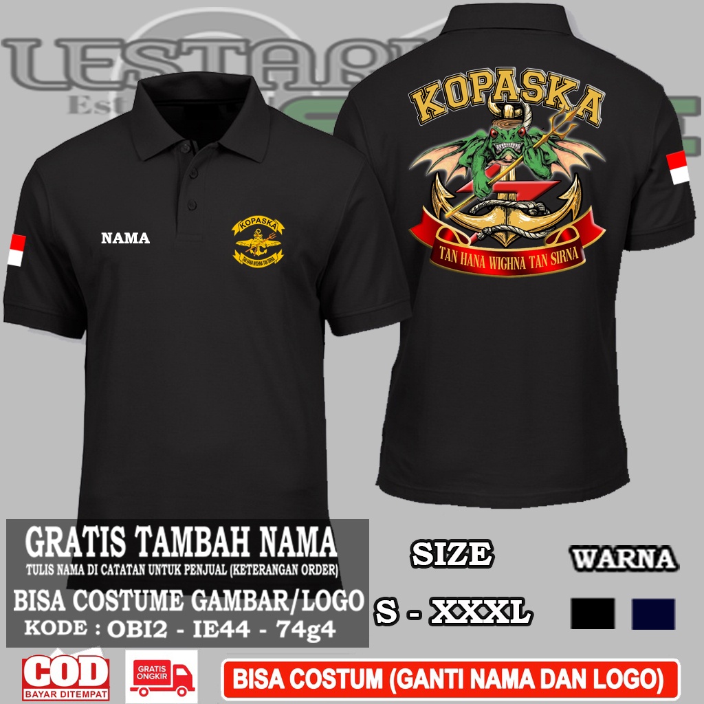 Jual Kaos Polo Wangki Kopaska Kaos Kerah Komando Pasukan Katak Polo Tni Au Menggunakan