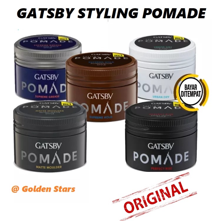 Jual GATSBY STYLING POMADE Supreme Grease/Supreme Hold/Perfect Rise