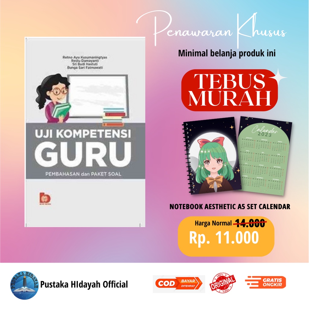 Jual Buku Uji Kompetensi Guru Pembahasan Dan Paket Soal - Retno Ayu ...