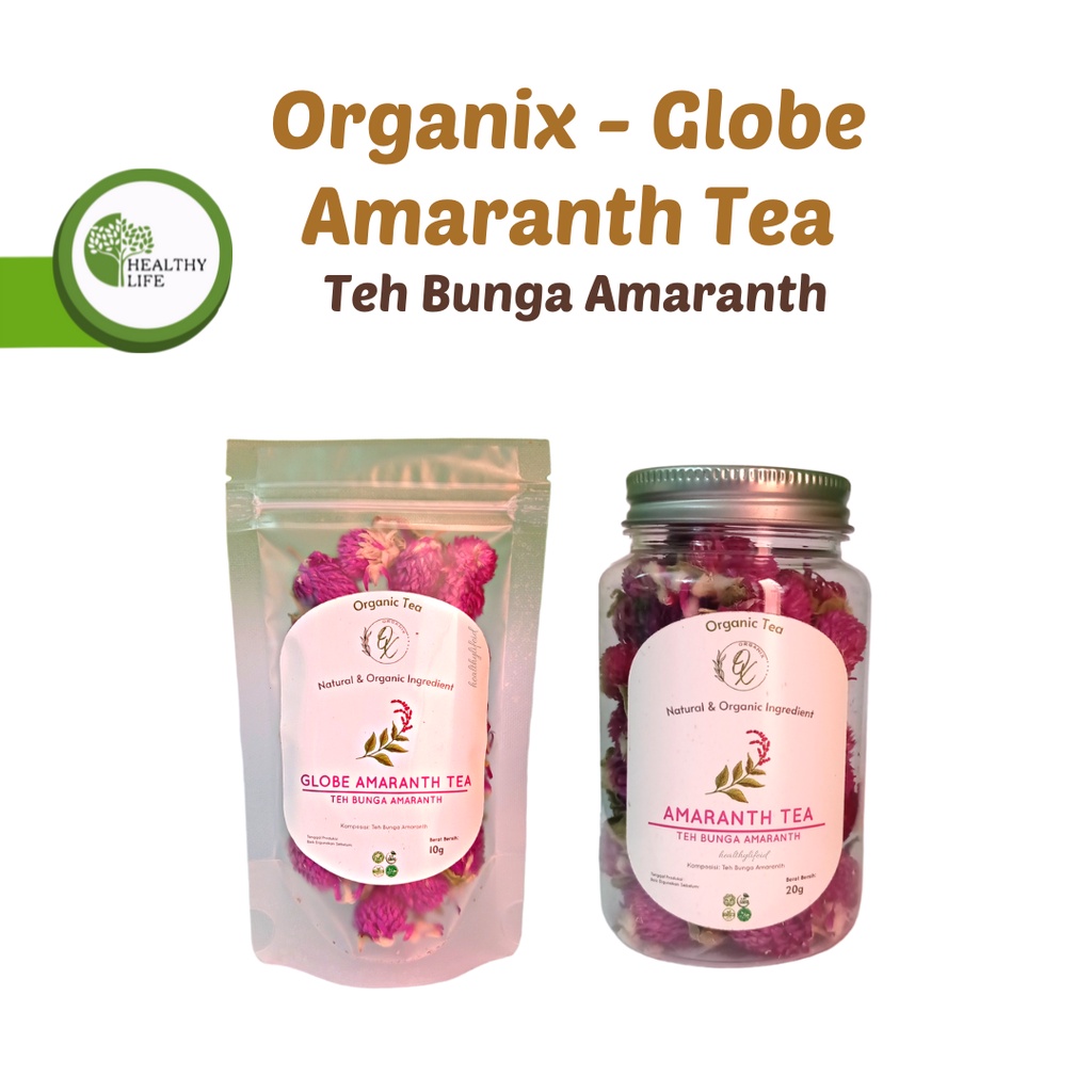 Jual Organix Globe Amaranth Tea / Teh Bunga Amaranth Shopee Indonesia