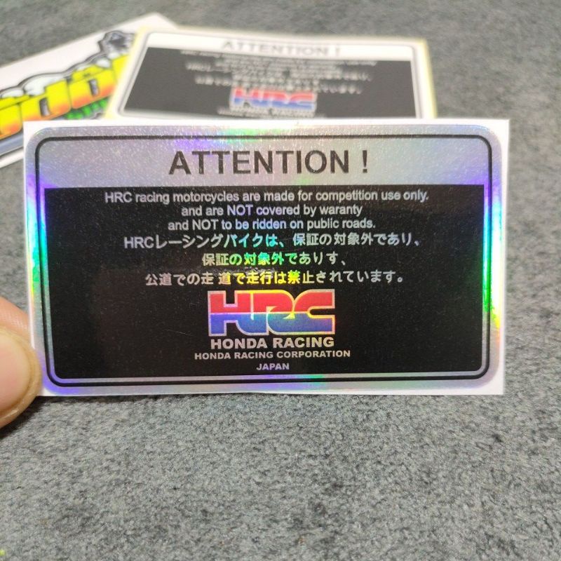 Jual Stiker Warning Hugger Airblade HRC | Shopee Indonesia