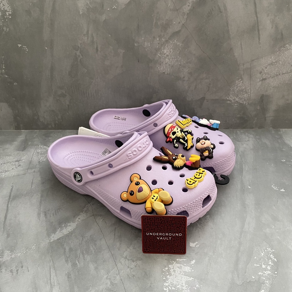 Jual Crocs x Justin Bieber with Drew House Classic Clog Lavender Ungu