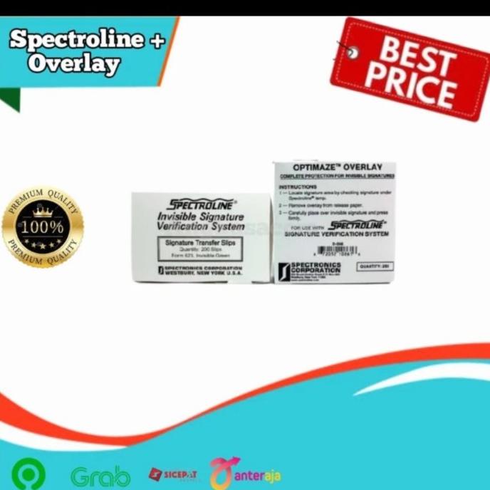 Jual Spectroline Signature Overlay 1 set | Shopee Indonesia