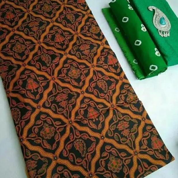 Jual Kain Jarik Batik Solo Sogan Colet Sidoluhur Shopee Indonesia