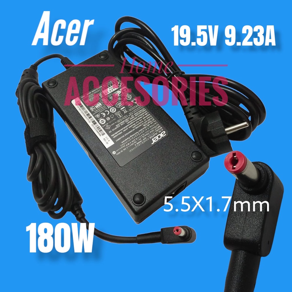 Jual 19.5V 9.23A 180W ADP-180MB K AC Adapter Charger Acer Nitro 5 AN517 ...