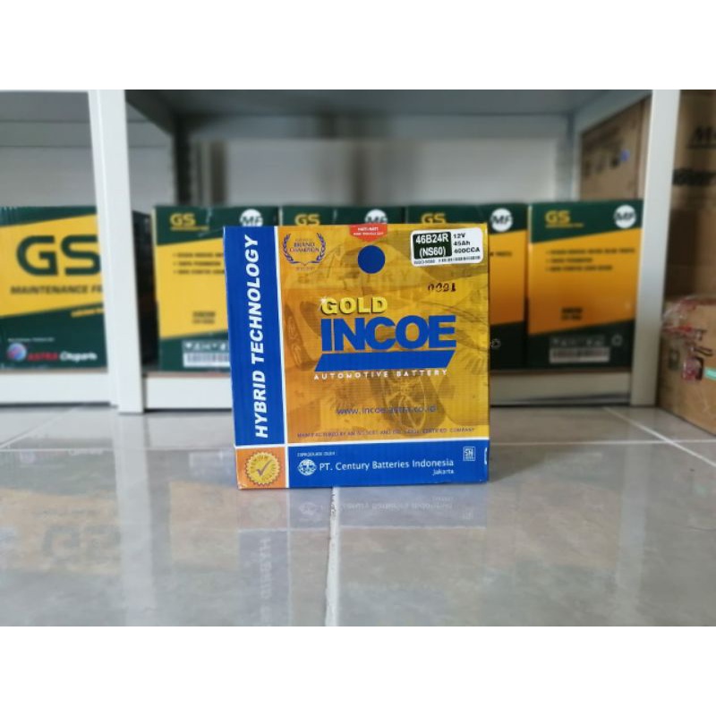 Jual Aki / Accu Mobil Avanza, Xenia, Rush, Terios INCOE GOLD NS60 Aki