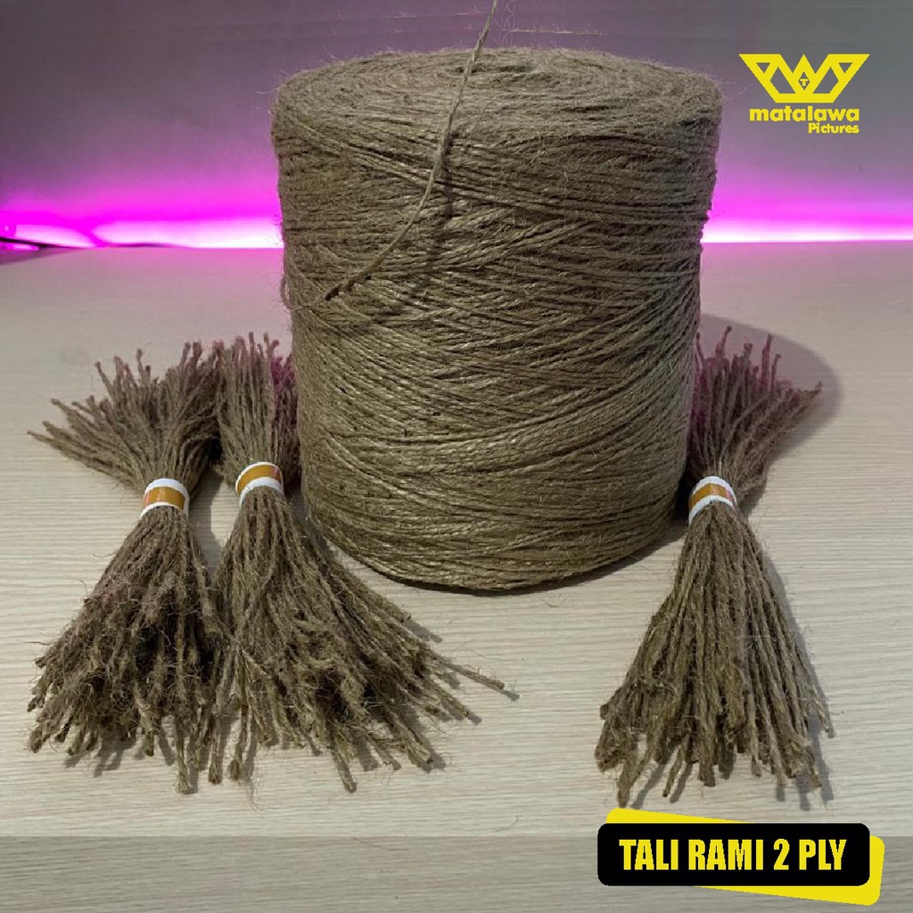 Jual Tali Goni Rami 2ply Paket 100Pcs Per2Meter Undangan Hangtag ...