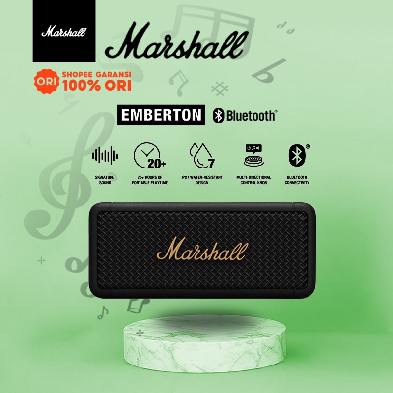 Jual Marshall Speaker Marshall Emberton Portable Speaker Original 100