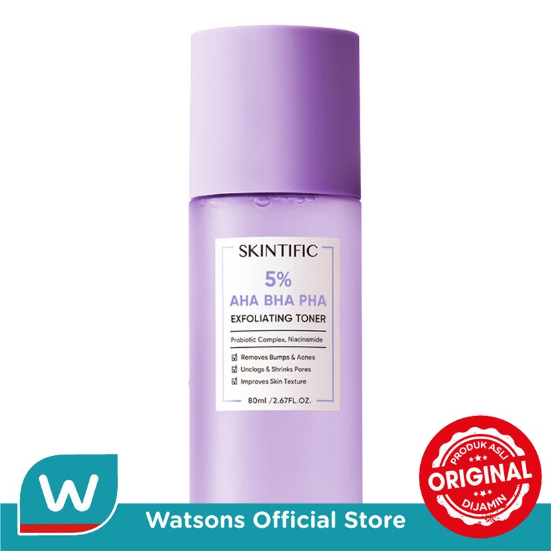 Jual Skintific AHA BHA PHA Exfoliating Toner 80Ml | Shopee Indonesia