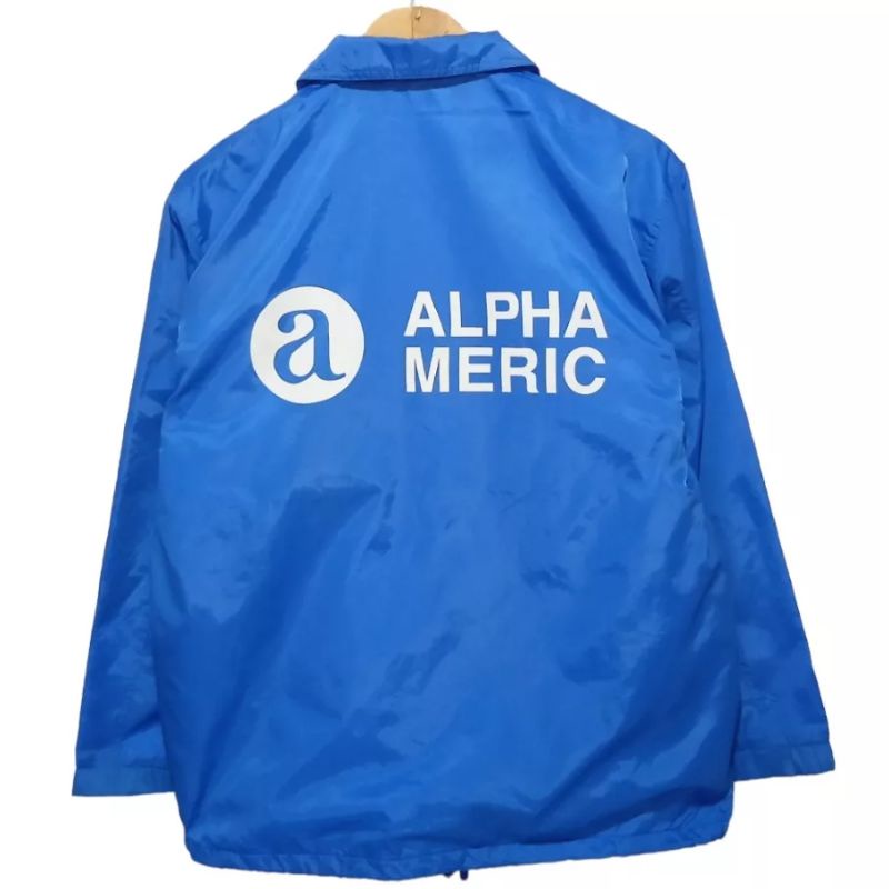 Jual ALPHA MERIC coach jacket size M fit L | Shopee Indonesia