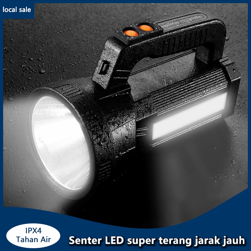 Senter Belor Jarak Jauh 2000 Meter 2Km Ori Jumbo Senter LED Cas