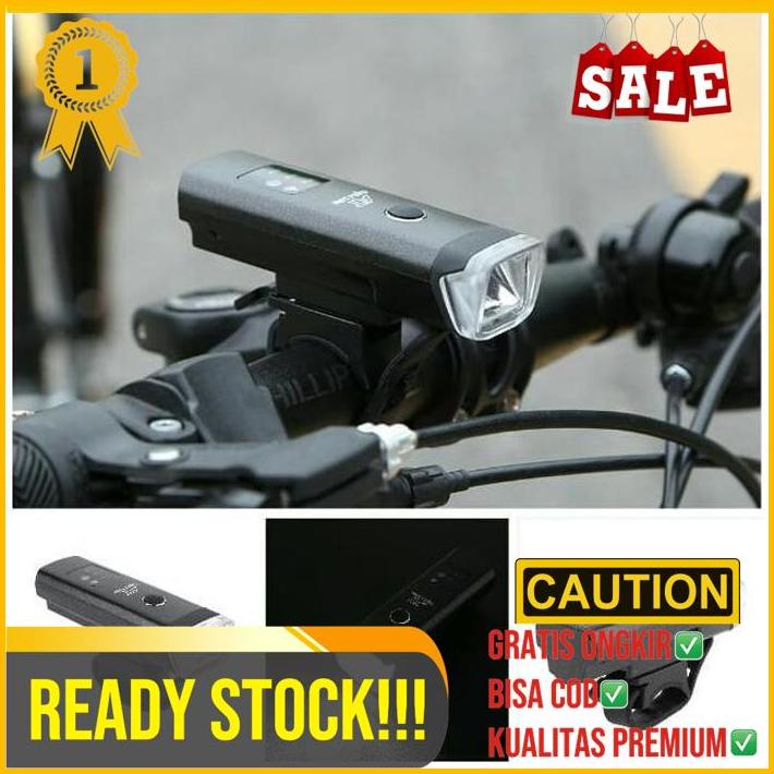 Jual Lampu Sepeda Led Depan Terang Sekali Type Isi Ulang Shopee Indonesia