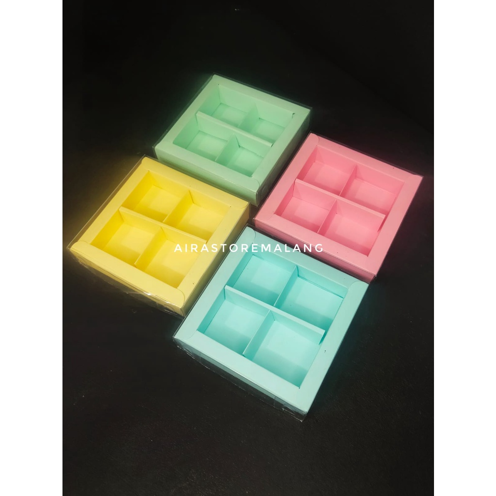 Jual Kotak/Box Coklat Sekat 4 (2x2) Lembaran | Shopee Indonesia