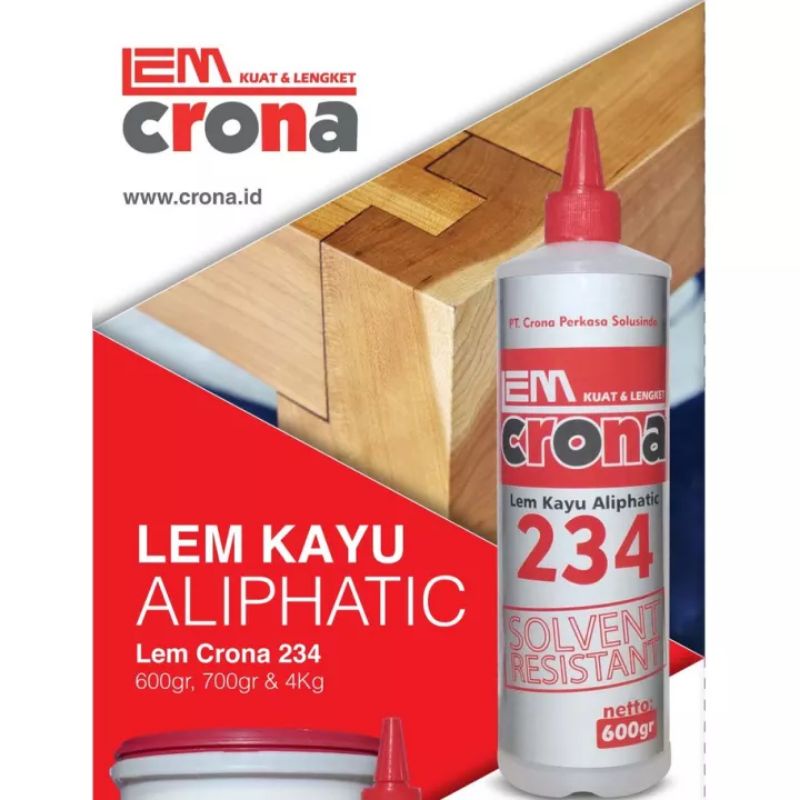 Jual Lem Kayu Alphatic Crona Shopee Indonesia