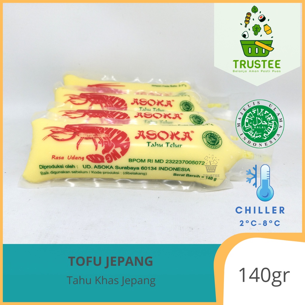 Jual Asoka Tofu Tahu Telur Jepang / Japanese Egg Tofu HALAL 140gr