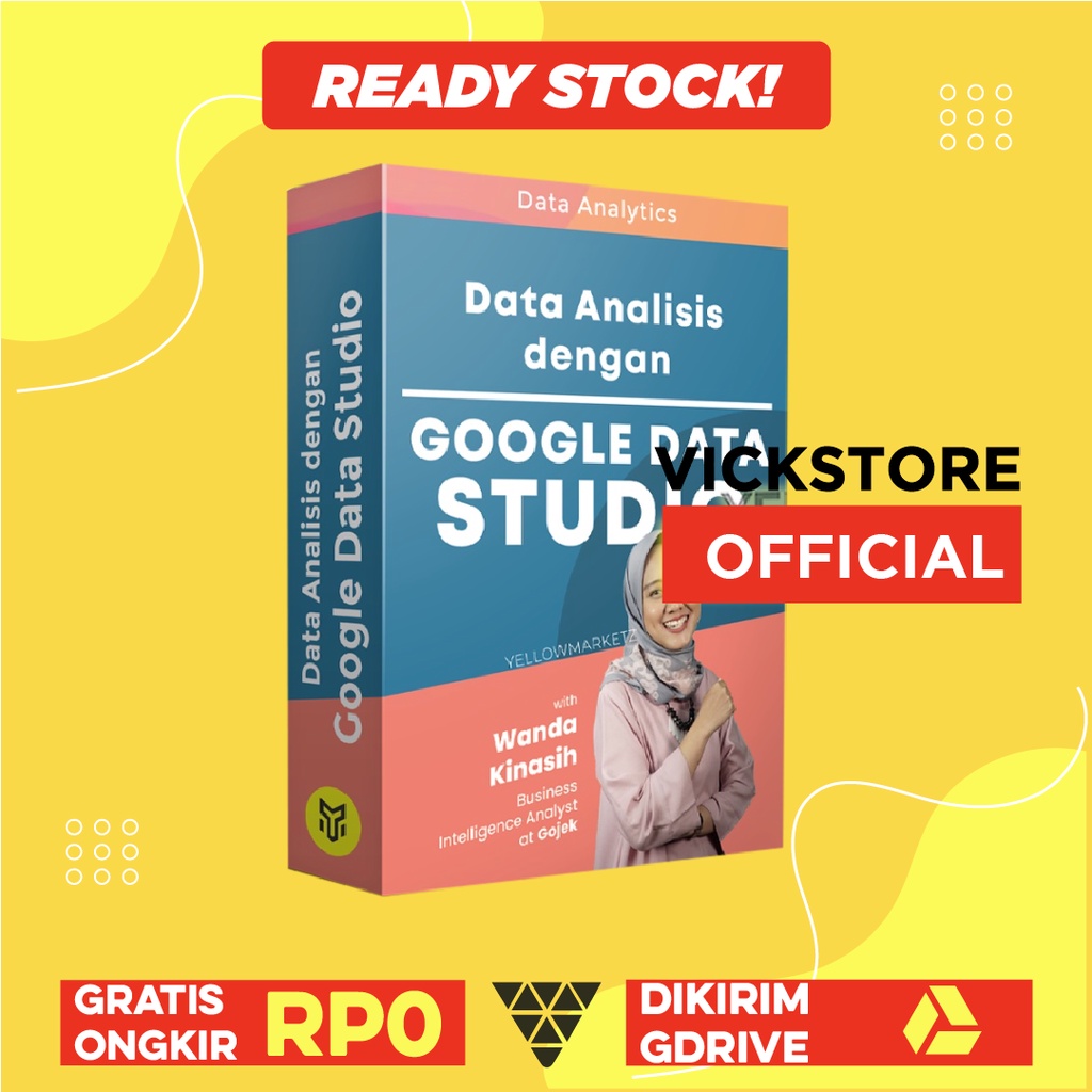 Jual BELAJAR DATA ANALISIS DENGAN GOOGLE DATA STUDIO LENGKAP Materi