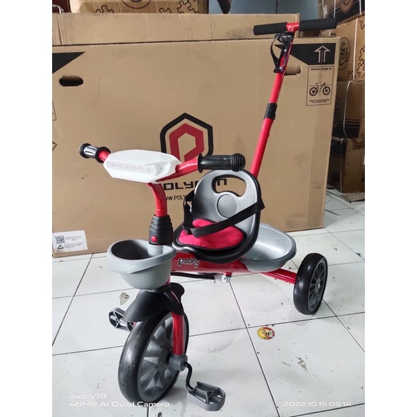 Jual SEPEDA ANAK RODA 3 / TRICYCLE PACIFIC PC 5023 DORONG, MUSIK, LAMPU ...