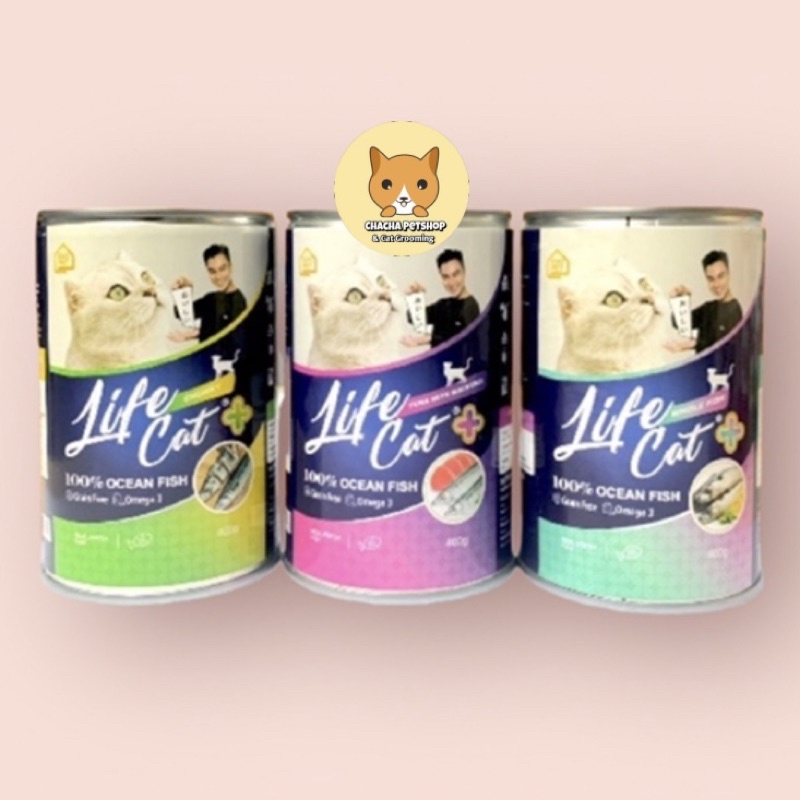 Jual Life Cat Plus Kaleng 400gr New Shopee Indonesia 5022