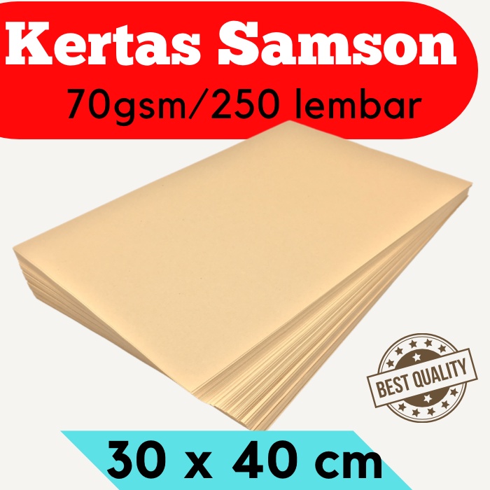 Jual Kertas Samson 30x40cm ISI 250 Lbr | Shopee Indonesia