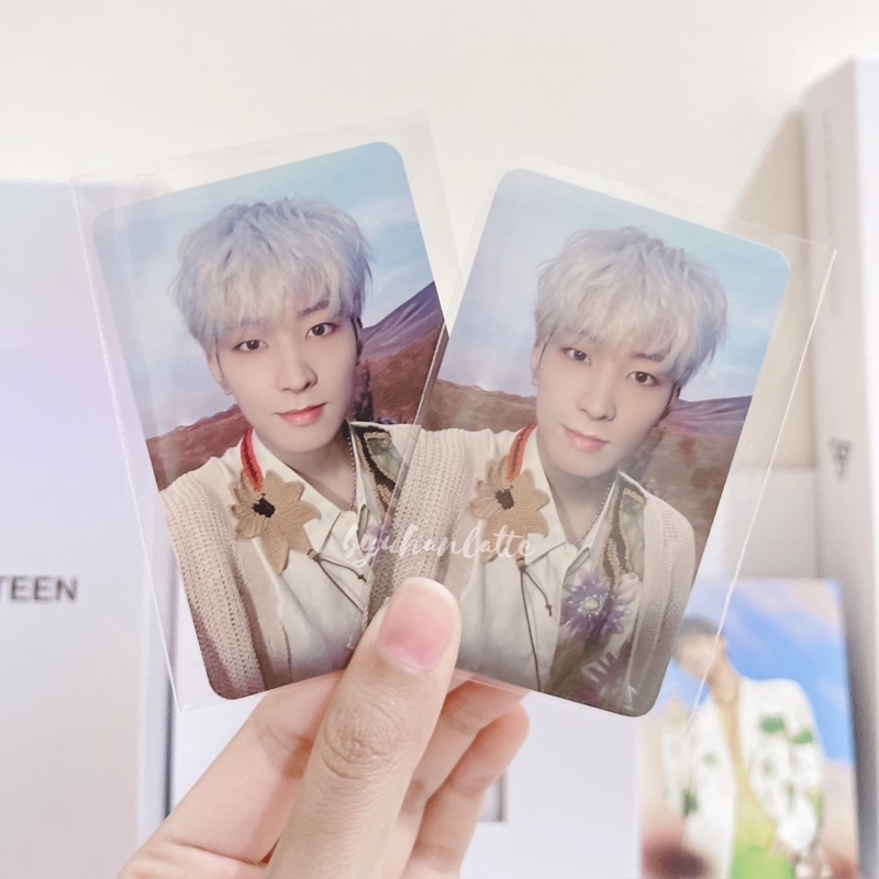 Jual Seventeen Face The Sun Fansign Weverse YES24 Wonwoo Mingyu Hoshi ...
