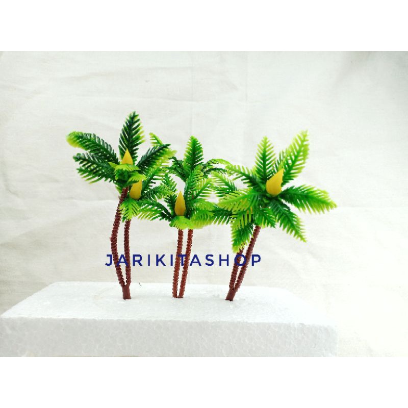 Jual CAKE TOPPER PLASTIK POHON HIJAU TREE HIASAN TUSUKAN KUE DEKORASI