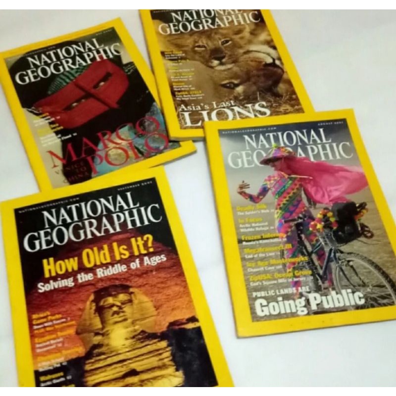 Jual Murah Majalah Bekas Masih Bagus Rapi National Geographic Dll ...