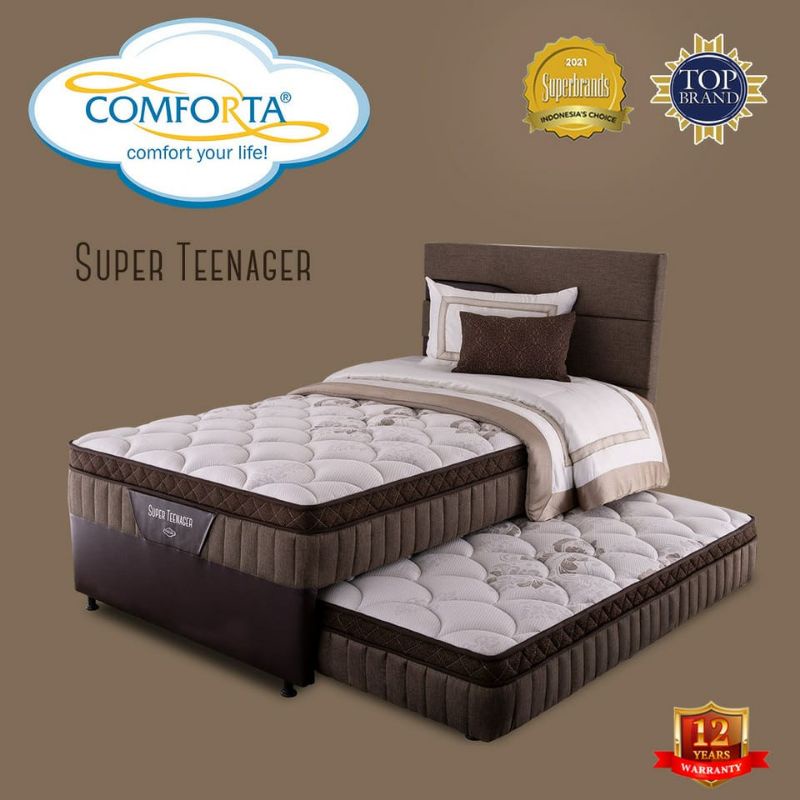 Jual Springbed Sorong Comforta 2IN1 Super Teenager 90/100/120x200cm ...