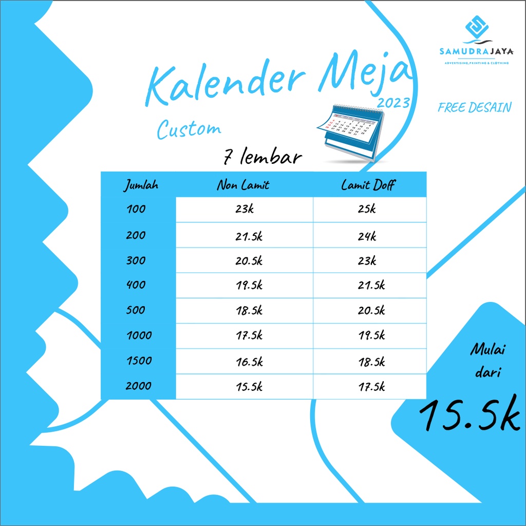 Jual KALENDER MEJA/KALENDER 2023 | Shopee Indonesia