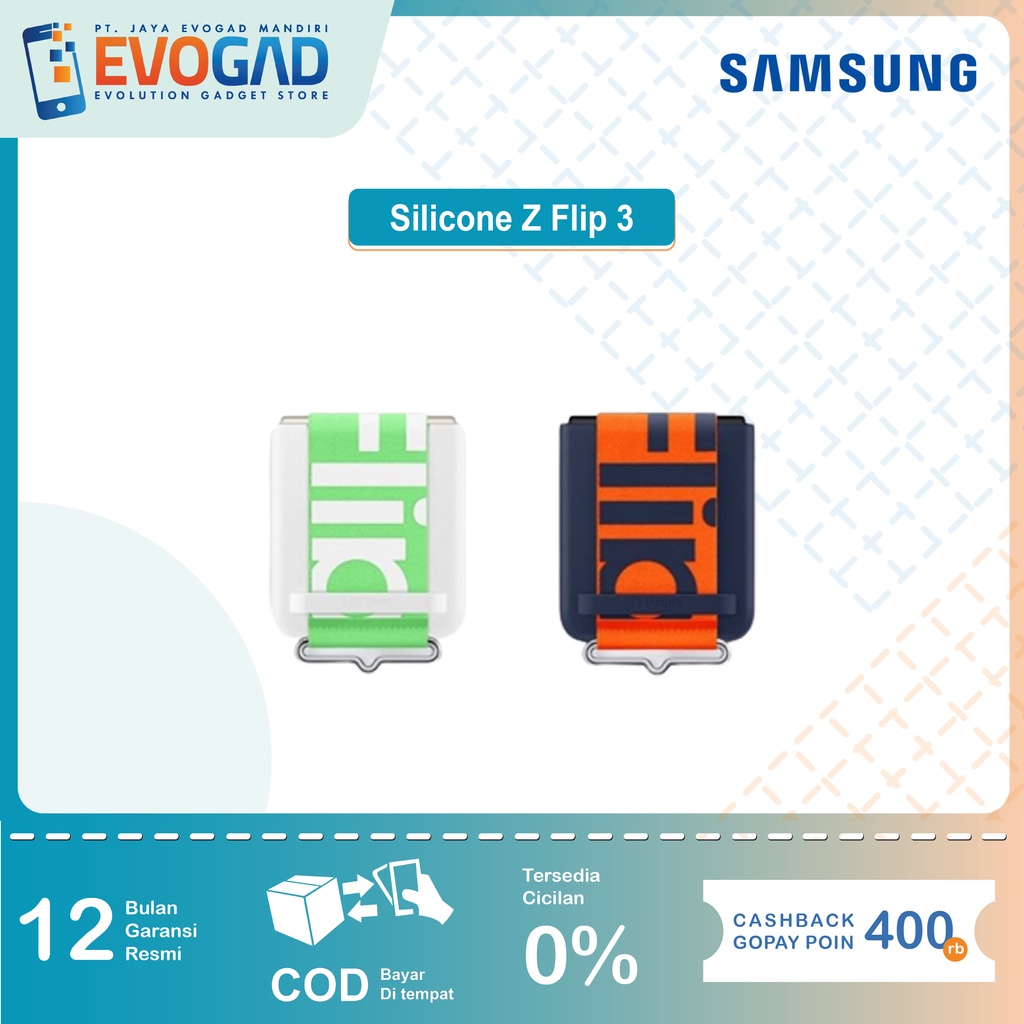 Jual Samsung Galaxy Z Flip 3 5G Silicone Cover with Strap Cover Z Flip 3 Shopee Indonesia