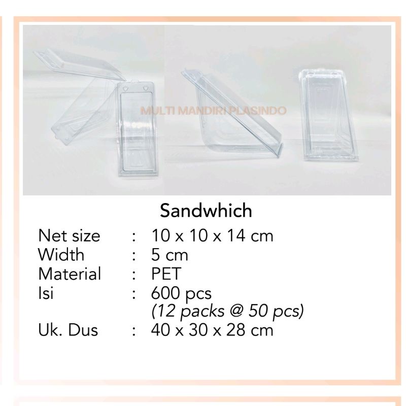 Jual mika roti sandwich/ mika roti segitiga isi 25 set | Shopee Indonesia
