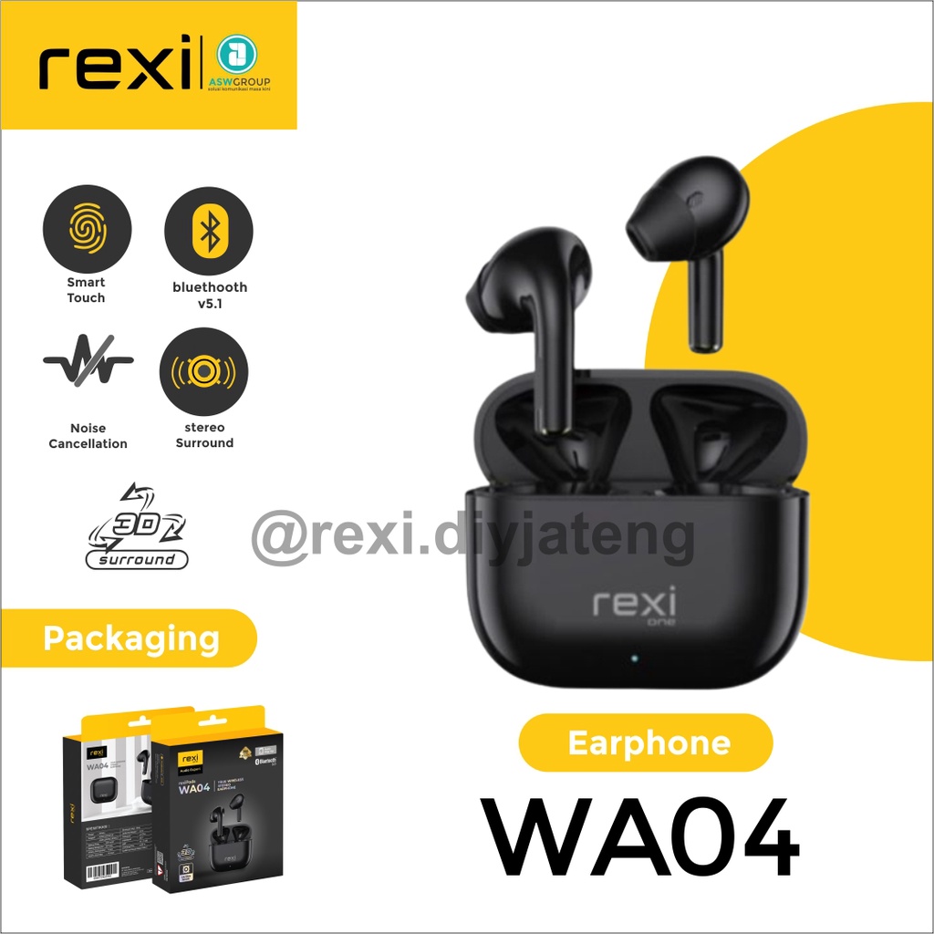 Jual REXI WA04 TRUE WIRELESS EARPHONE | Shopee Indonesia