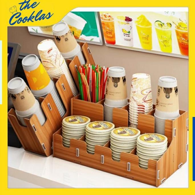 Jual Paper Cup Holder Rack | Rak Organizer Gelas Kertas Plastik Model ...