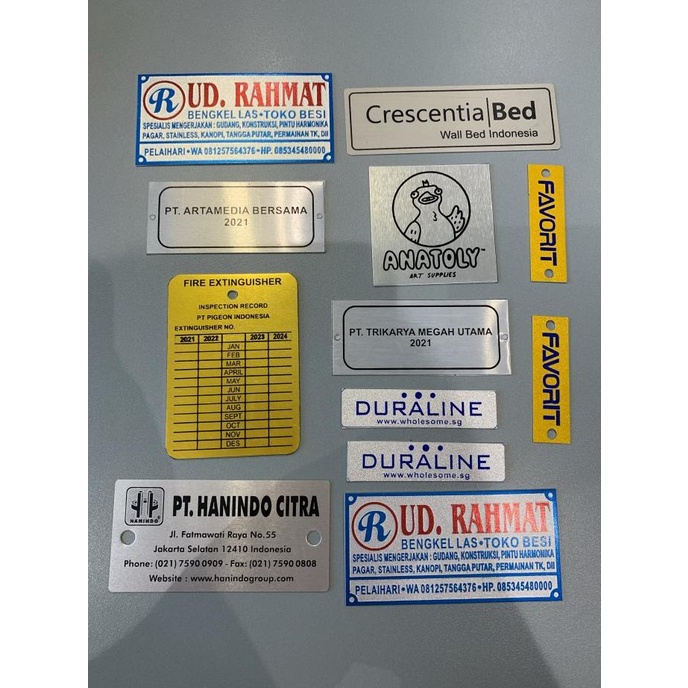 Jual SAMPLE LABEL NAMA MEBEL MEJA FURNITURE CUSTOM FURNITUR SOFA ...