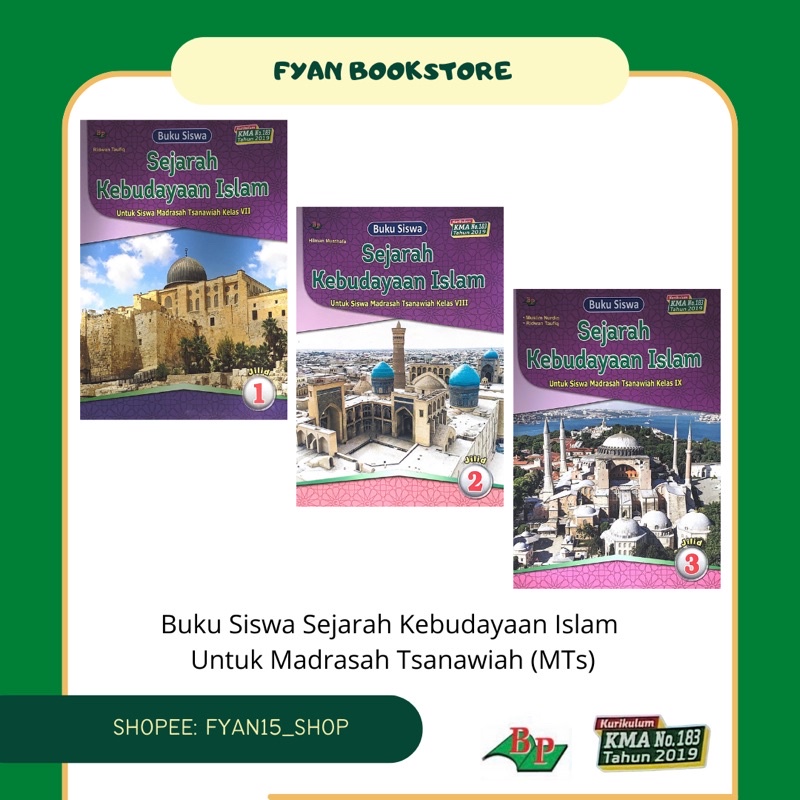 Jual Fyan Book Store: Buku Siswa Sejarah Kebudayaan Islam Madrasah ...