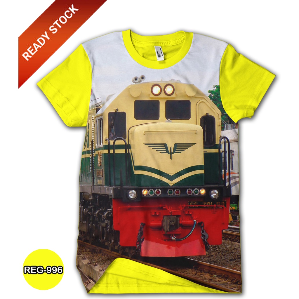 Jual Kaos Kereta Api Lokomotif Livery Vintage Cc 201 Baju Anak Kereta