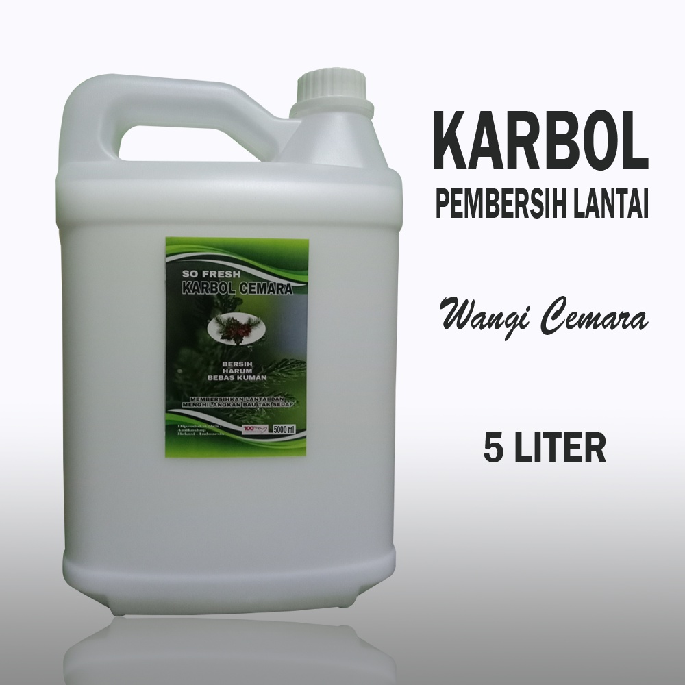 Jual Karbol Pembersih Lantai Aroma Cemara 5 Liter Shopee Indonesia